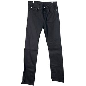 Sandro Paris ètroit noir Button Fly Straight Leg Men’s Jeans Size 29 NWOT